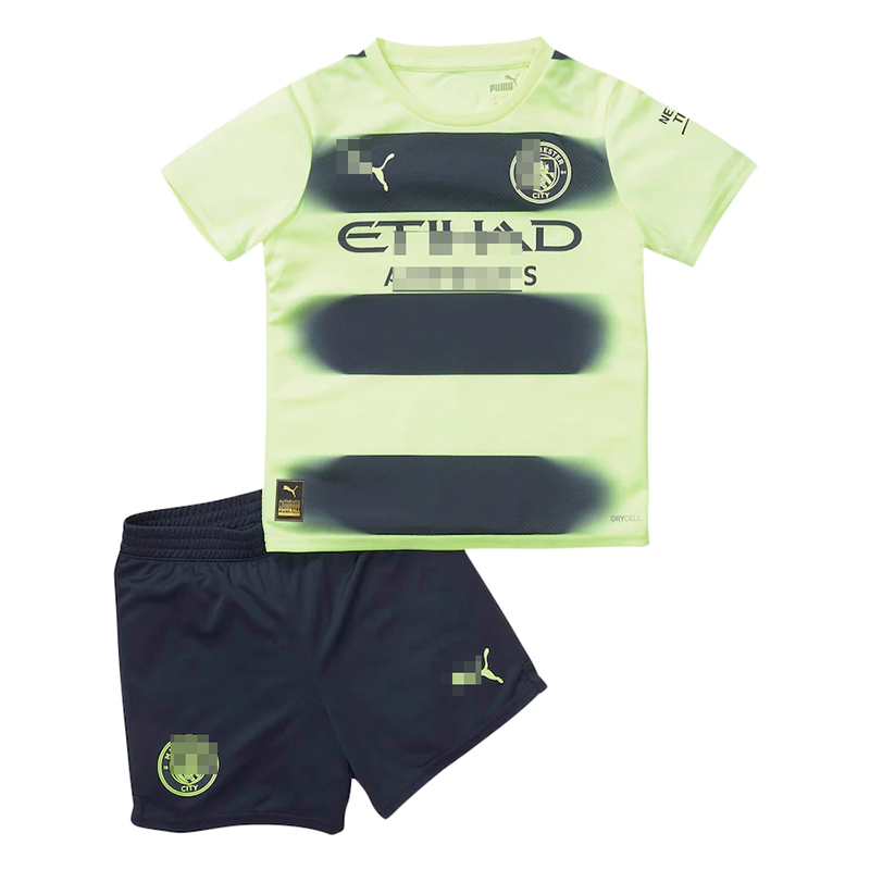 Camiseta Manchester City 2022/2023 Third Niño Kit